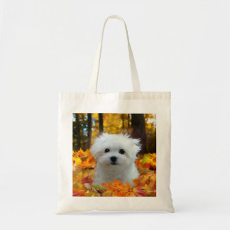 Hermes the Maltese Tote Bag