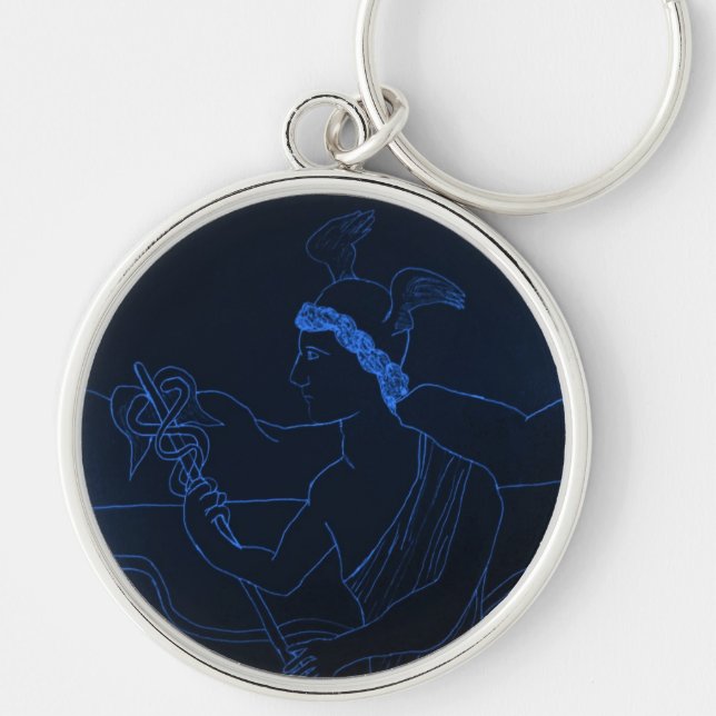 Hermes - The Messenger God Key Ring (Front)