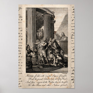 Hermes Trismegistos Illustration Poster