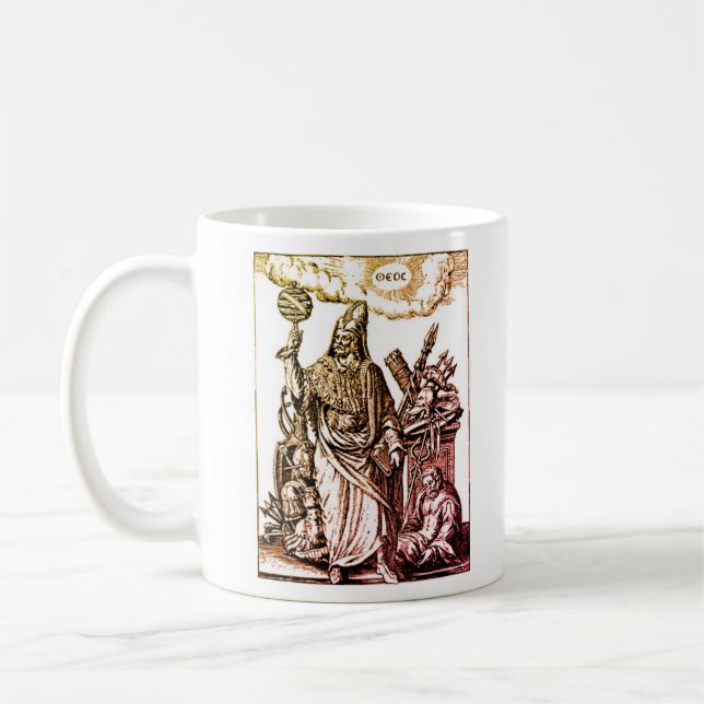 Hermes Trismegistus (Hermes the Thrice-Greatest) Coffee Mug (Left)
