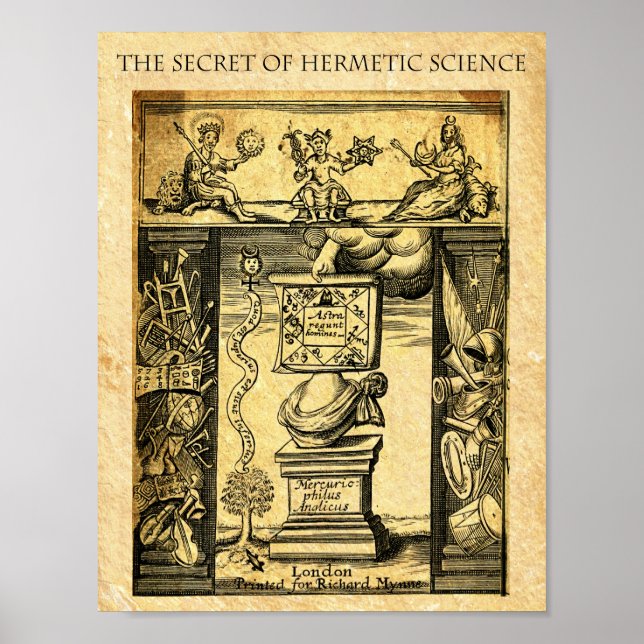 HERMETIC SCIENCE POSTER (Front)
