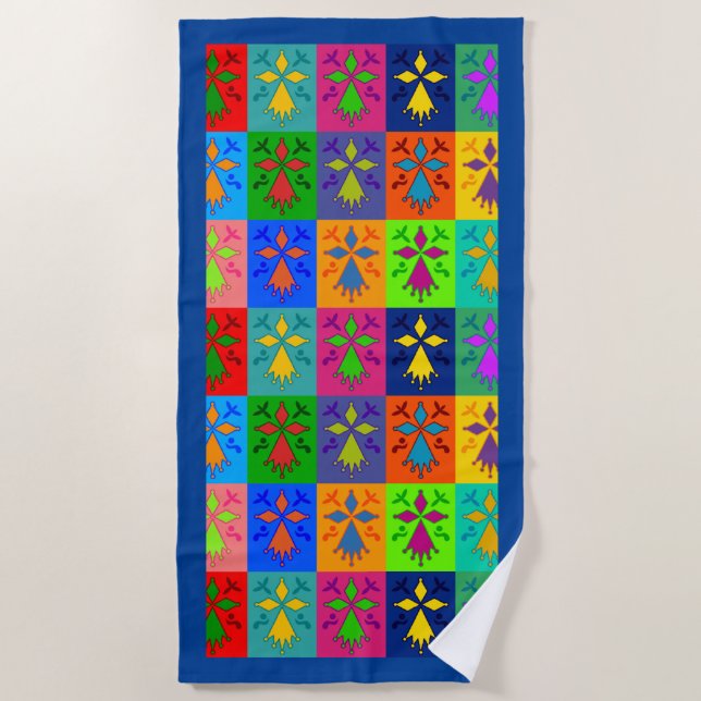 Hermine Pop Beach Towel (Front)