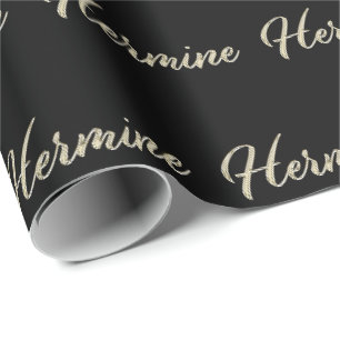 Hermine white Handwriting Gift Paper
