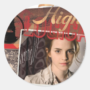 Hermione 8 classic round sticker
