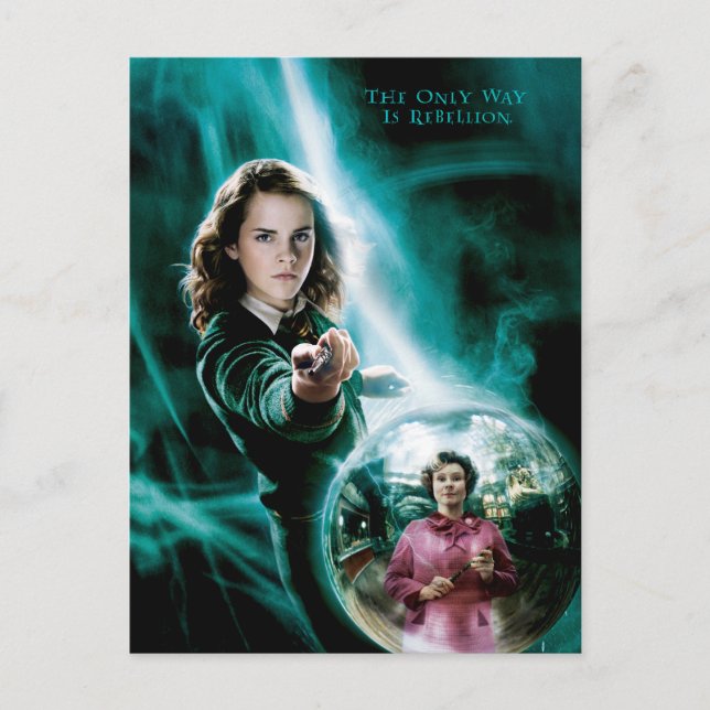Hermione Granger and Professor Umbridge Postcard (Front)
