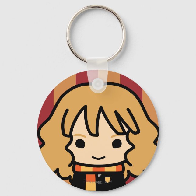 Hermione Granger Cartoon Character Art Key Ring (Front)