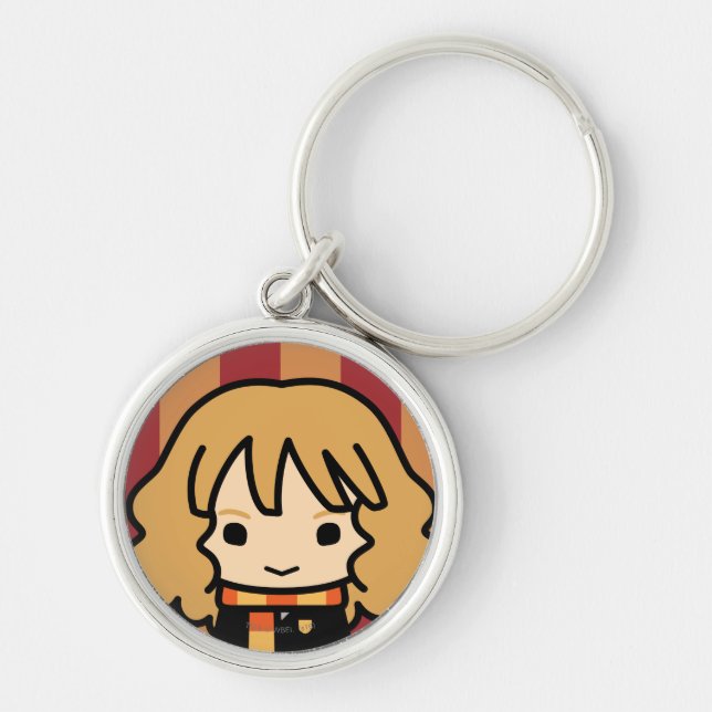 Hermione Granger Cartoon Character Art Key Ring (Front)