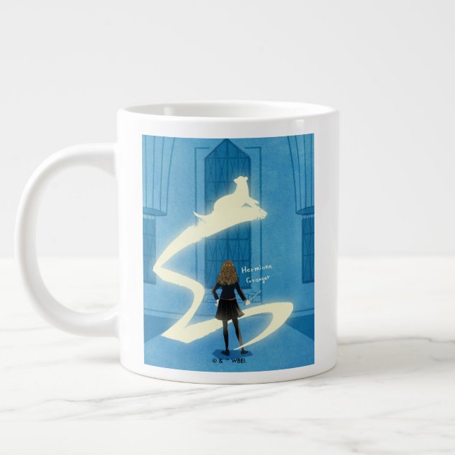 Hermione Granger Patronus Painting Large Coffee Mug (Left)
