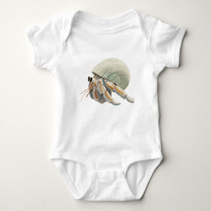 Hermit Crab Bodysuite and One Piece Baby Bodysuit