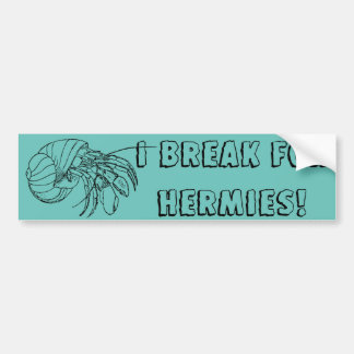 Hermit Crab Bumper Sticker