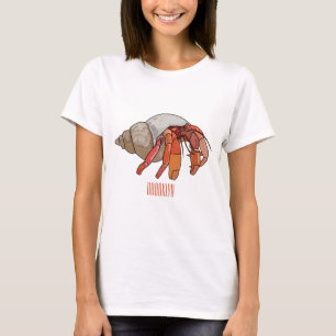 Hermit crab cartoon illustration T-Shirt
