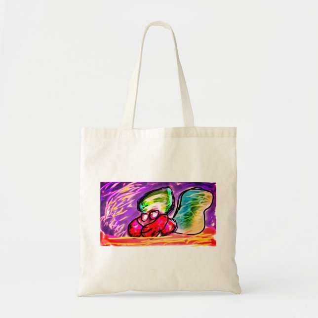 Hermit crab gem tote bag (Front)