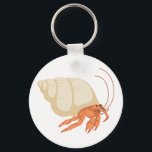 Hermit Crab Key Ring<br><div class="desc">Hermit crabs are fun to watch at the beach.  Get this to remember your vacation.</div>