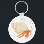 Hermit Crab Key Ring<br><div class="desc">Hermit crabs are fun to watch at the beach.  Get this to remember your vacation.</div>