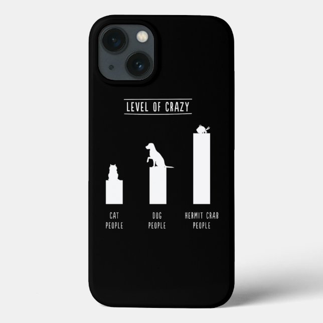 Hermit Crab Level Of Crazy Hermit Crab Design Case-Mate iPhone Case (Back)
