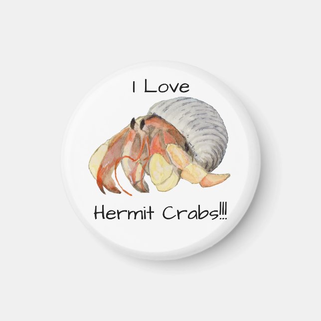 Hermit Crab Magnet (Front)