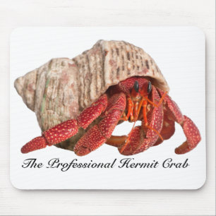 Hermit Crab Mousepad, The Professional Hermit Crab Mouse Pad
