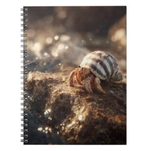 Hermit Crab on Rock Notebook