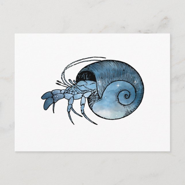 Hermit Crab Postcard (Front)