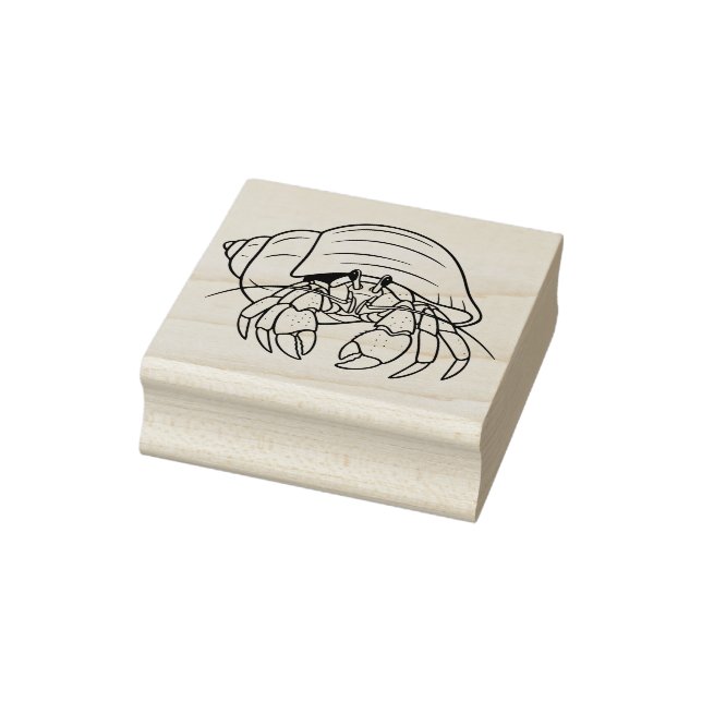 Hermit Crab Rubber Stamp (Stamp)