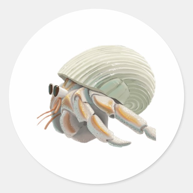Hermit Crab Sticker (Front)