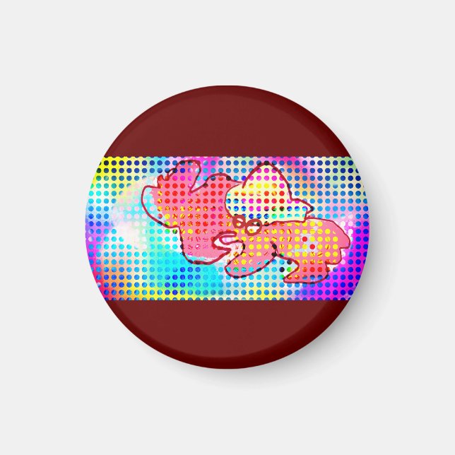 Hermit crab Tri dry Magnet (Front)