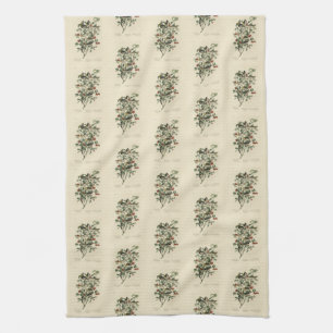Hermit, Other Warblers, Audubon's Birds of America Tea Towel