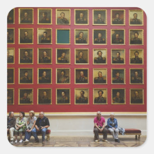 Hermitage Museum, Room 197, The 1812 War Gallery Square Sticker