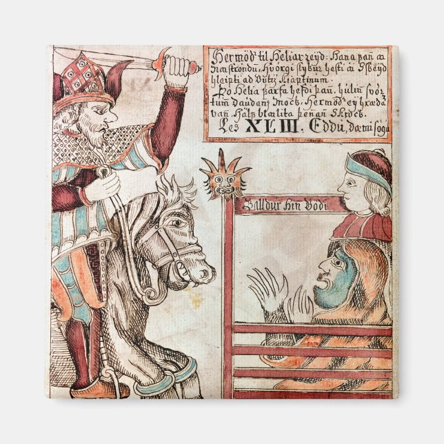 Hermod astride Sleipnir Magnet (Front)