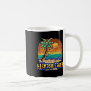 Hermosa Beach California Vintage Distressed Souven Coffee Mug