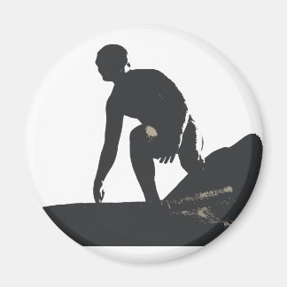 Hermosa Beach Surfer Magnet