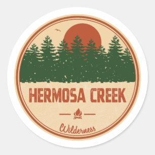 Hermosa Creek Wilderness Colorado Classic Round Sticker