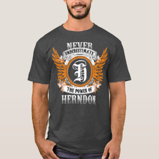 Herndon Name Shirt Never Underestimate The Power O