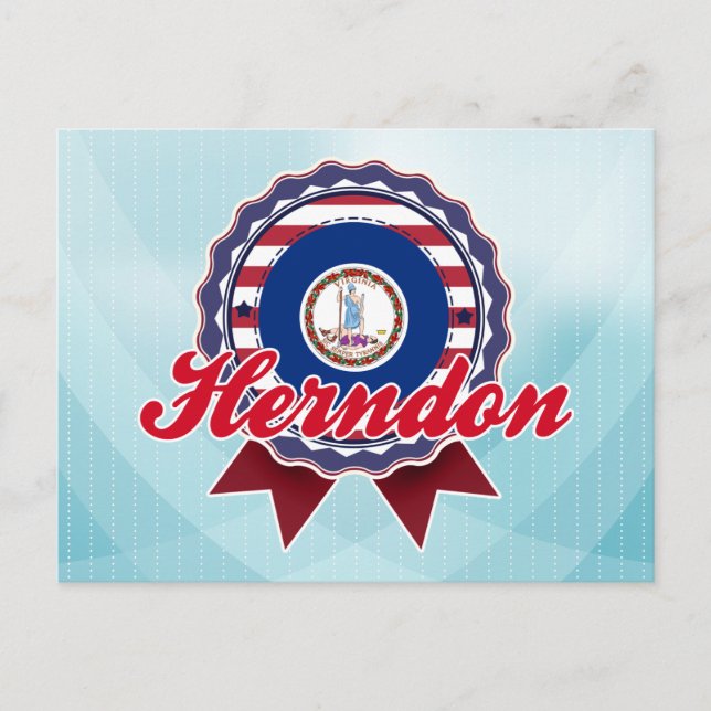 Herndon, VA Postcard (Front)
