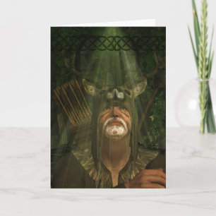 Herne The Hunter - Fantasy Art Greeting Card