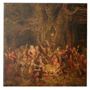 Herne's Oak from 'The Merry Wives of Windsor' by W Ceramic Tile