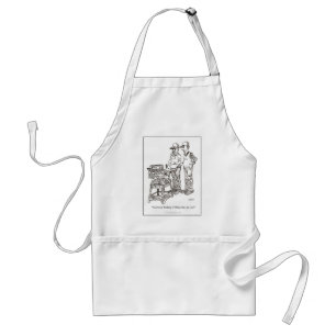 Hernia Cartoon Apron