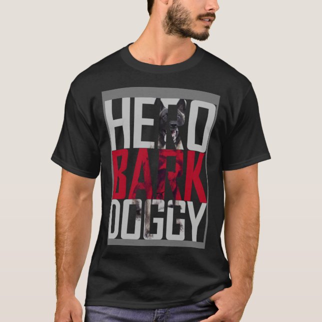 HERO BARK DOGGY Conan the Military K 9 T-Shirt (Front)
