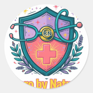 Hero by Nature RN Sticker