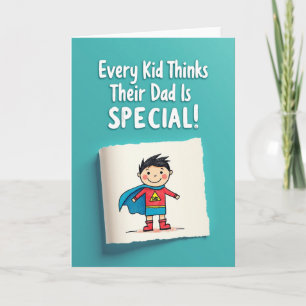 Hero Dad Illustration Card