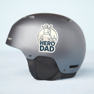 Hero Dad Minimalist Father's Day Sticker