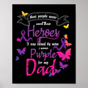 Hero Dad November Pancreatic Cancer Awareness  Poster