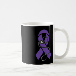 Hero Dad- Pancreatic Cancer Awareness Supporter Ri Coffee Mug