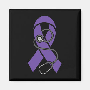 Hero Dad- Pancreatic Cancer Awareness Supporter Ri Magnet