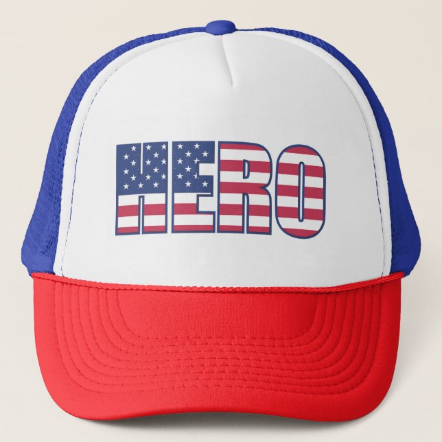 Hero Flag Trucker Hat (Front)