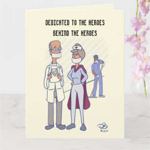 Hero Folded Greeting Card