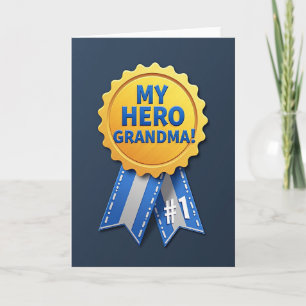 Hero Grandma Award Style Card
