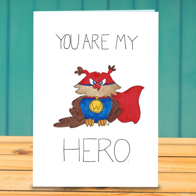 HERO greeting card by Nicole Janes (Creator Uploaded)