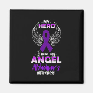 Hero Is Now My Angel Alzheimerheimer's Awareness Magnet