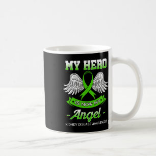 Hero Is Now My Angel Kidney Disease Transplant Gif Coffee Mug